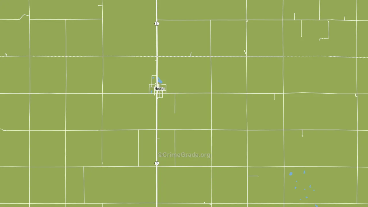 66746, KS Map of Vehicle Theft Rates