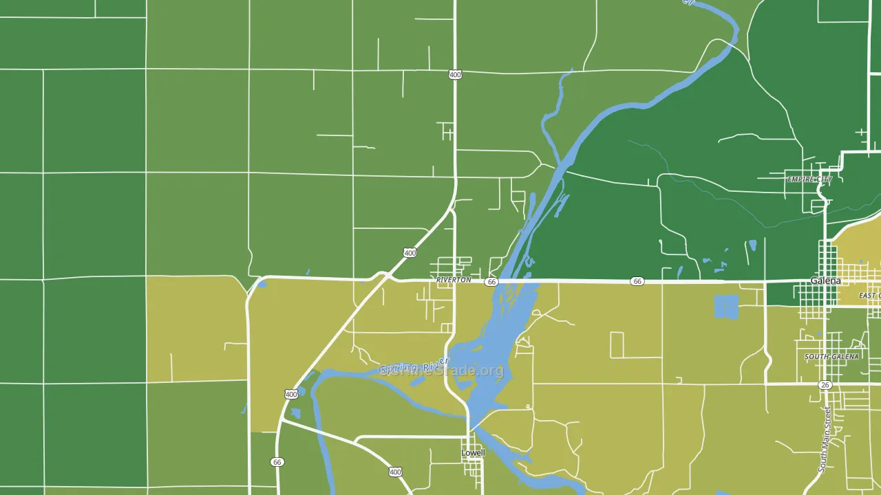 66770, KS Map of Vehicle Theft Rates