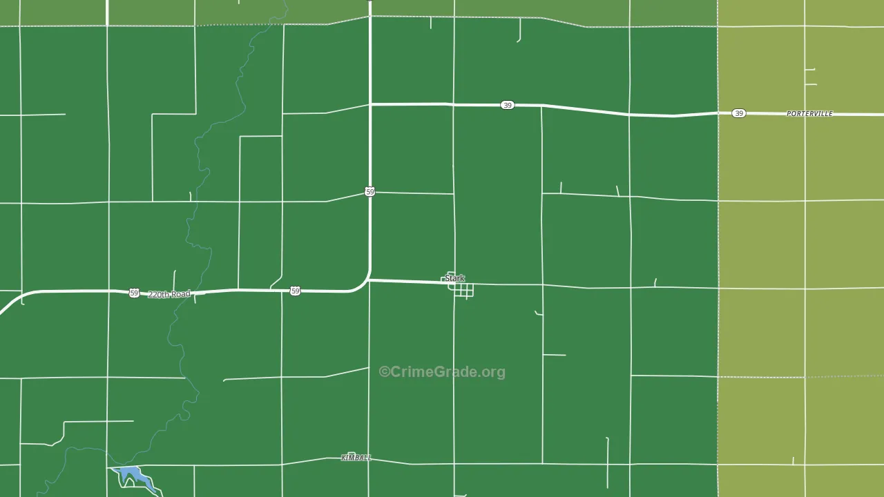 66775, KS Map of Vehicle Theft Rates