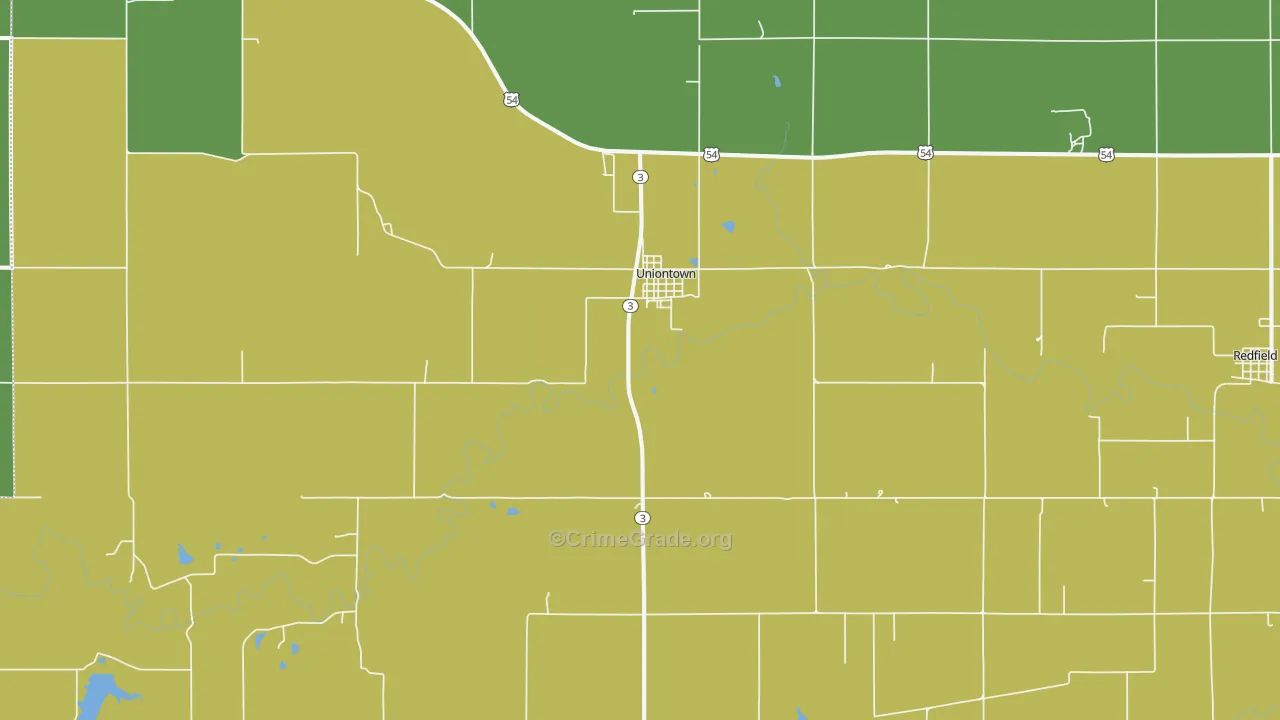66779, KS Map of Vehicle Theft Rates