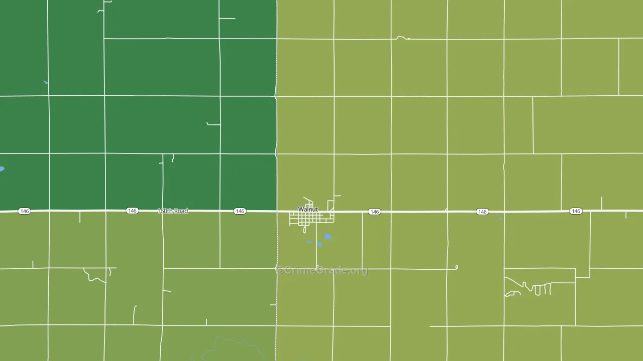 66780, KS Map of Vehicle Theft Rates