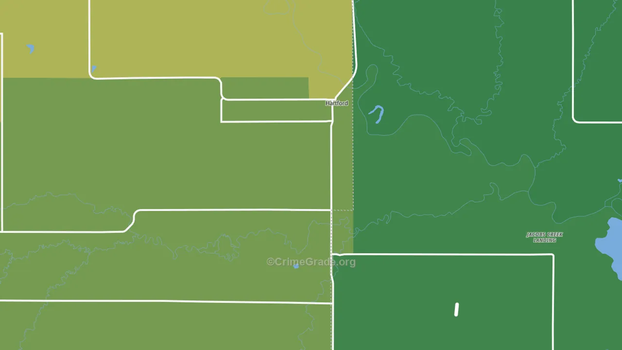 66854, KS Map of Vehicle Theft Rates