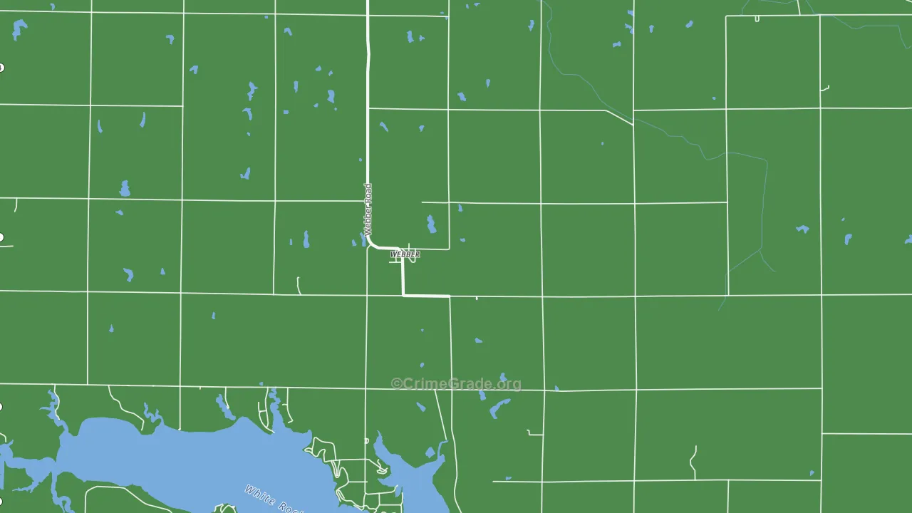 66970, KS Map of Vehicle Theft Rates