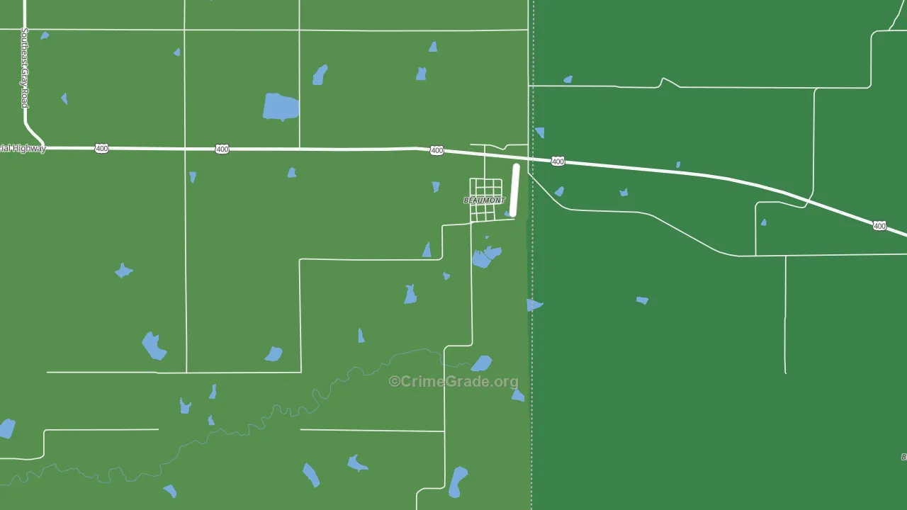 67012, KS Map of Vehicle Theft Rates