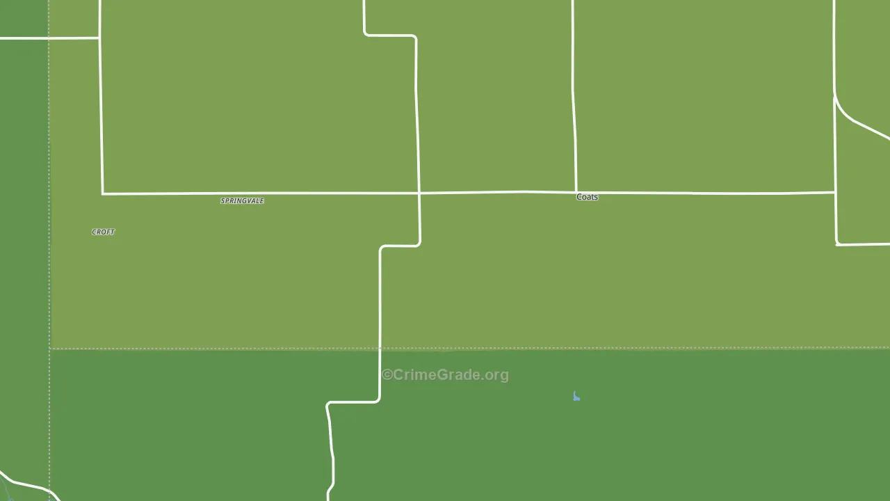67028, KS Map of Vehicle Theft Rates