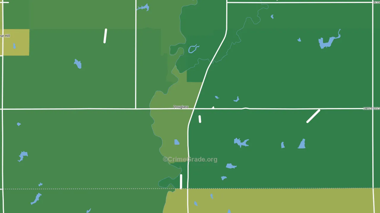 67039, KS Map of Vehicle Theft Rates