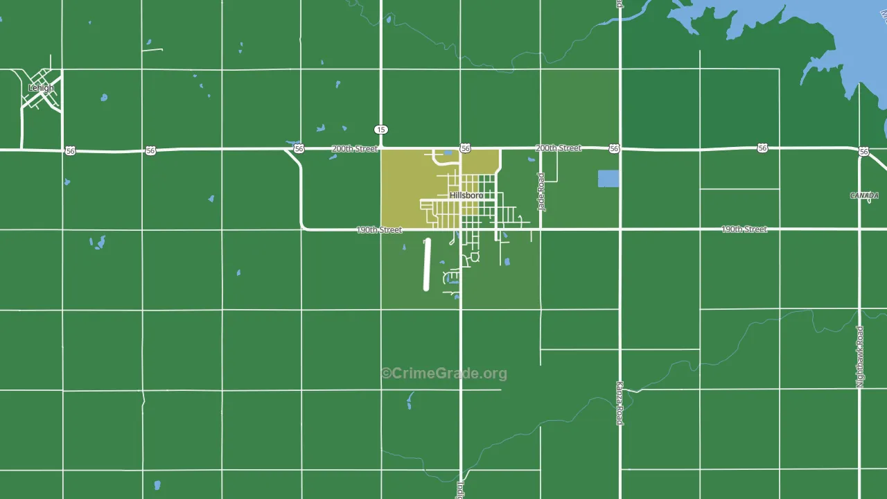 67063, KS Map of Vehicle Theft Rates
