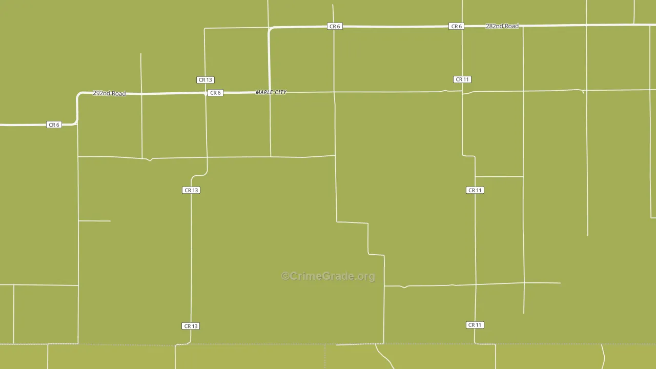 67102, KS Map of Vehicle Theft Rates