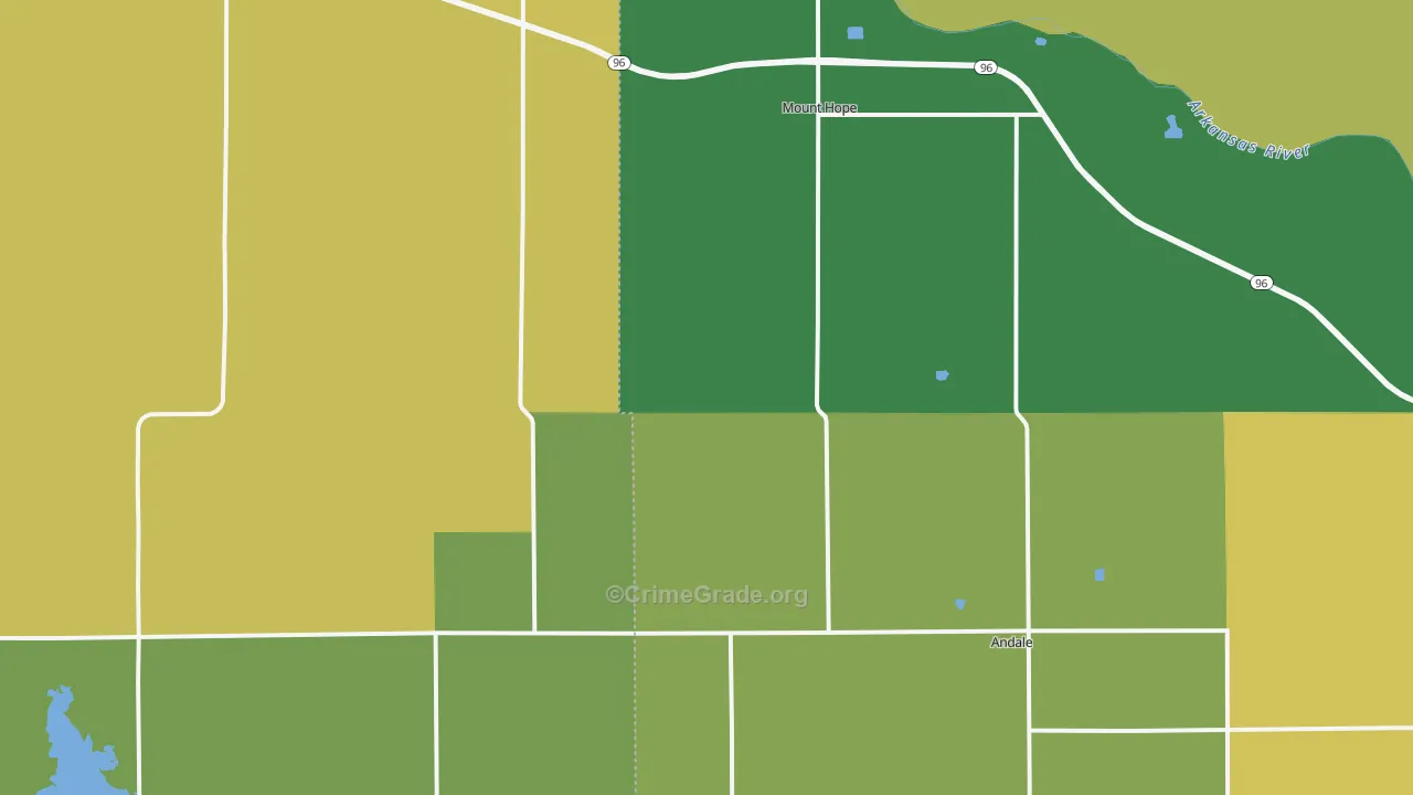 67108, KS Map of Vehicle Theft Rates