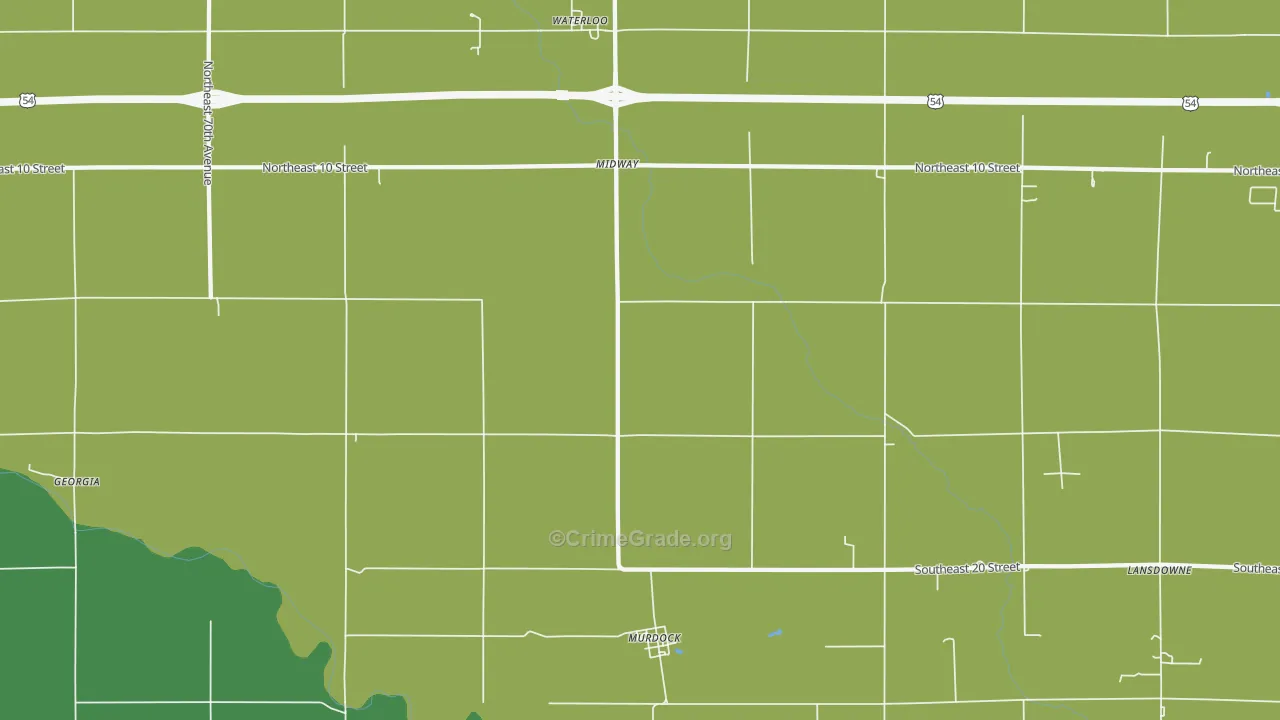 67111, KS Map of Vehicle Theft Rates