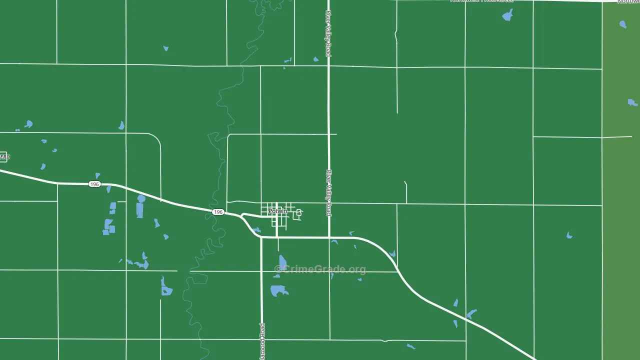 67123, KS Map of Vehicle Theft Rates