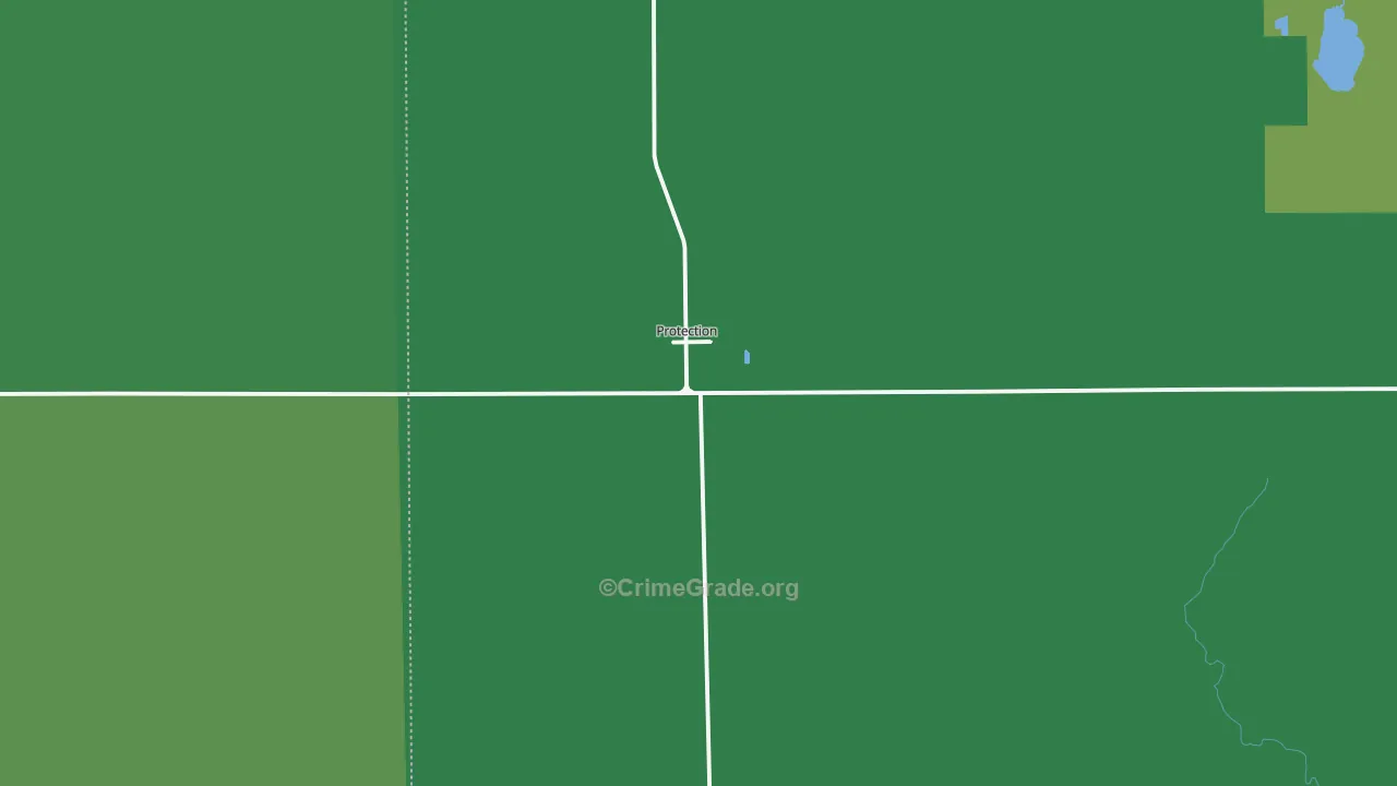 67127, KS Map of Vehicle Theft Rates