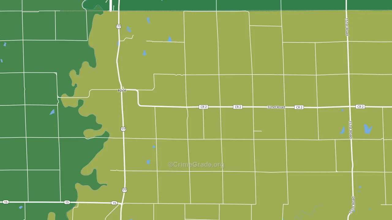 67131, KS Map of Vehicle Theft Rates