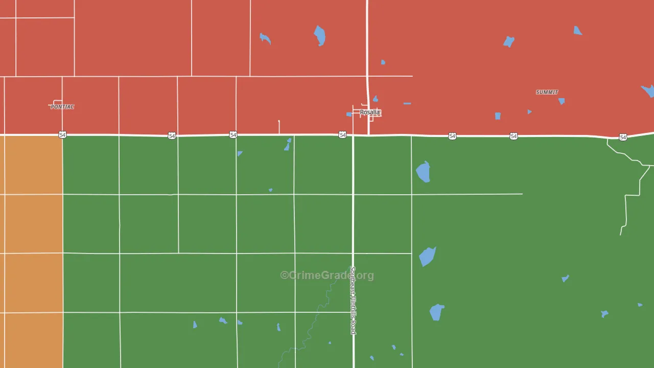 67132, KS Map of Vehicle Theft Rates
