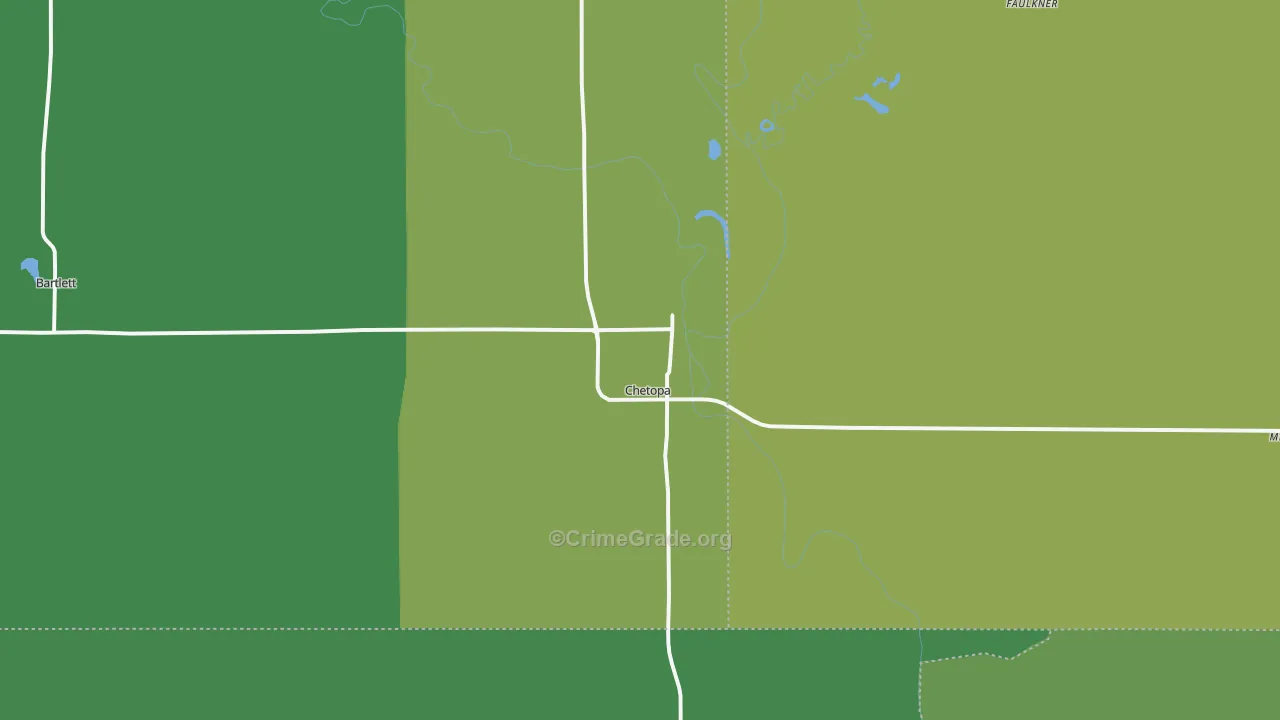 67336, KS Map of Vehicle Theft Rates