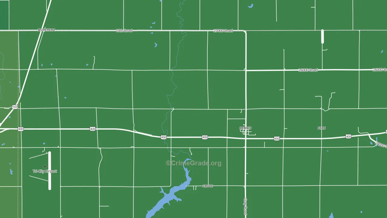 67341, KS Map of Vehicle Theft Rates