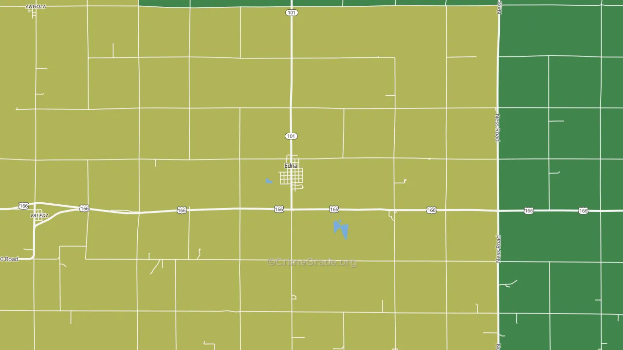 67342, KS Map of Vehicle Theft Rates