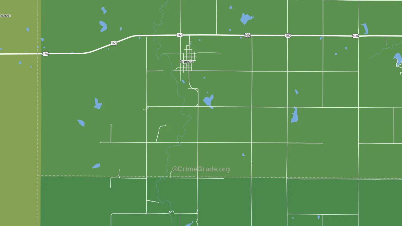 67346, KS Map of Vehicle Theft Rates