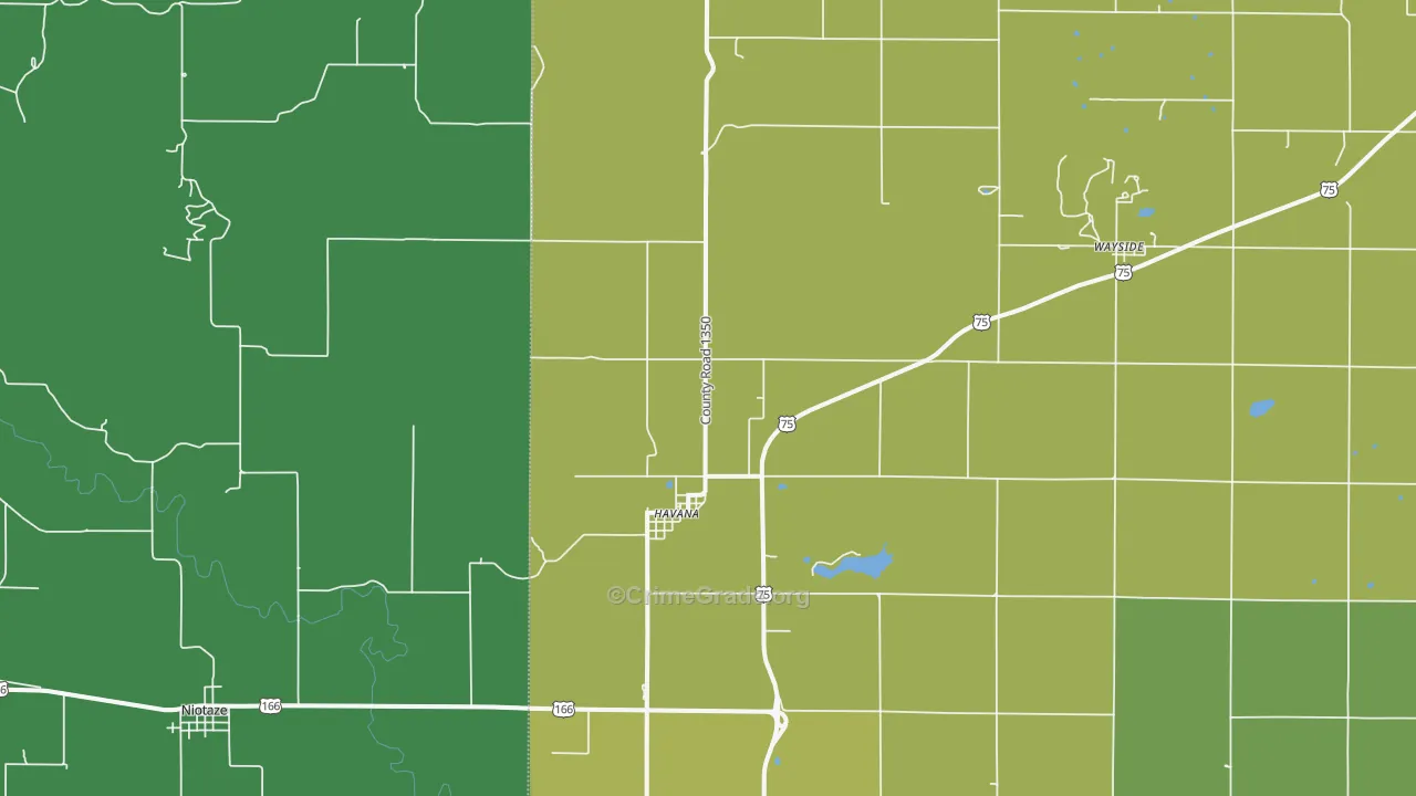67347, KS Map of Vehicle Theft Rates