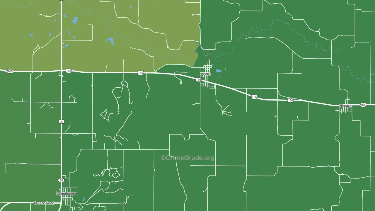 67360, KS Map of Vehicle Theft Rates