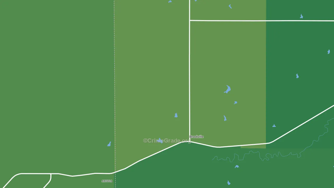 67425, KS Map of Vehicle Theft Rates