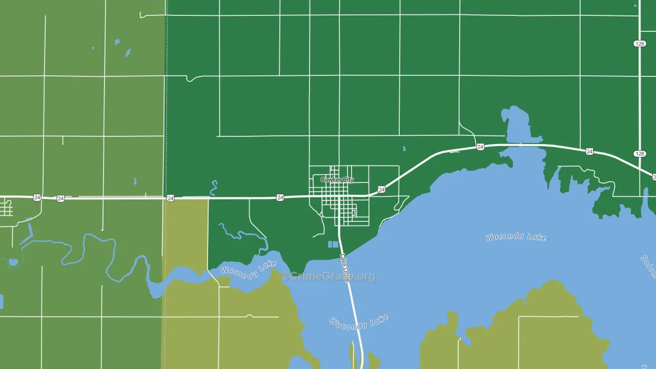 67430, KS Map of Vehicle Theft Rates
