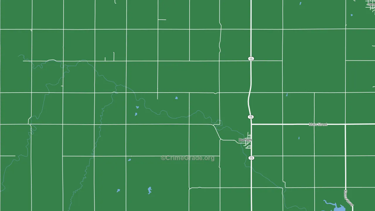 67438, KS Map of Vehicle Theft Rates