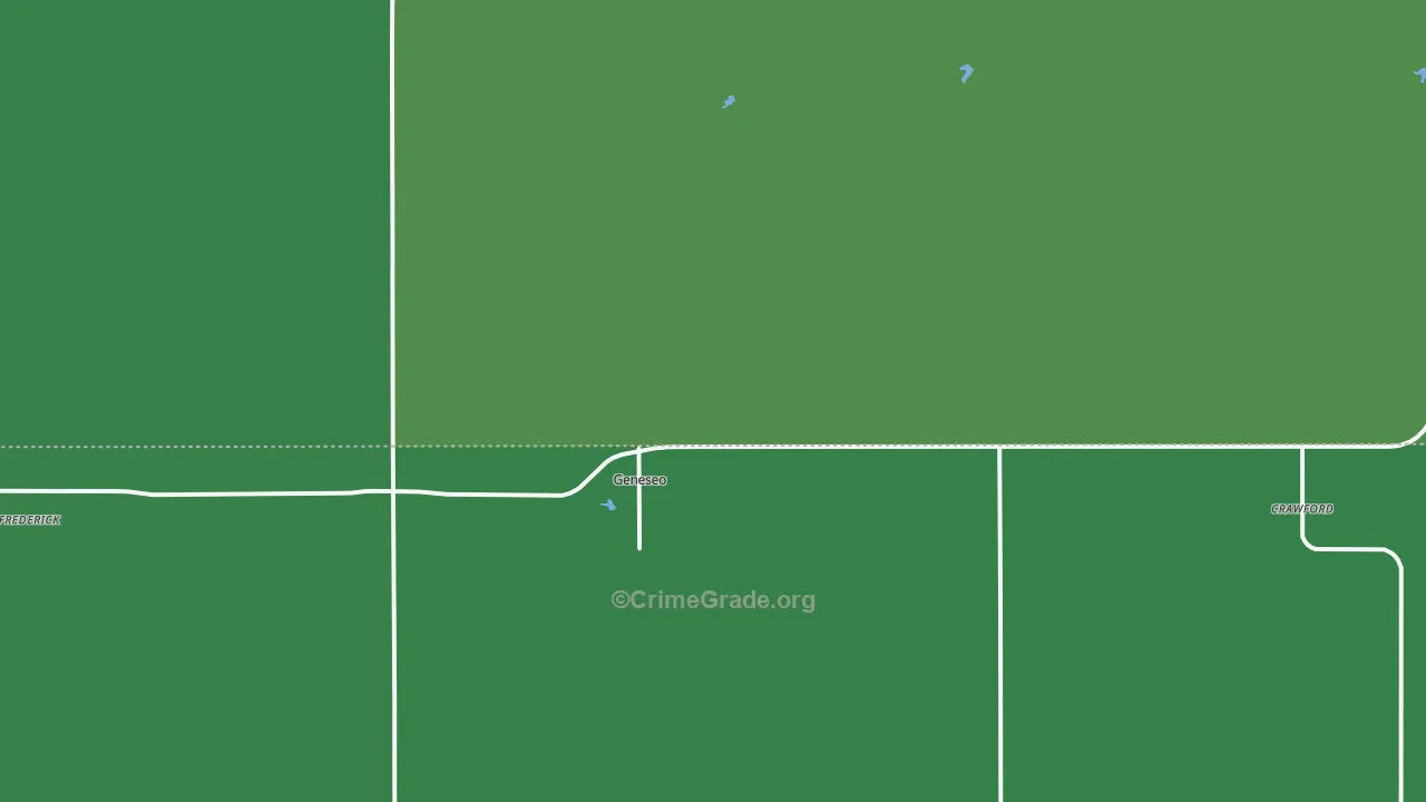 67444, KS Map of Vehicle Theft Rates