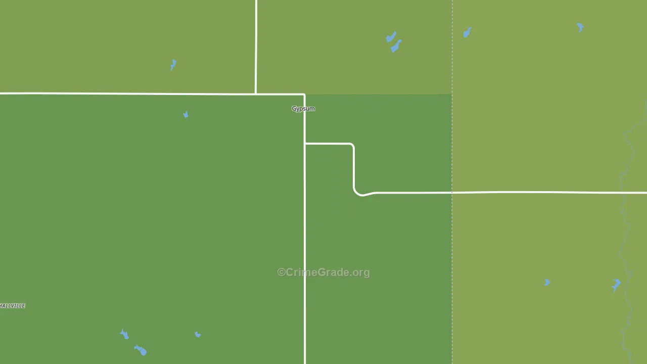 67448, KS Map of Vehicle Theft Rates