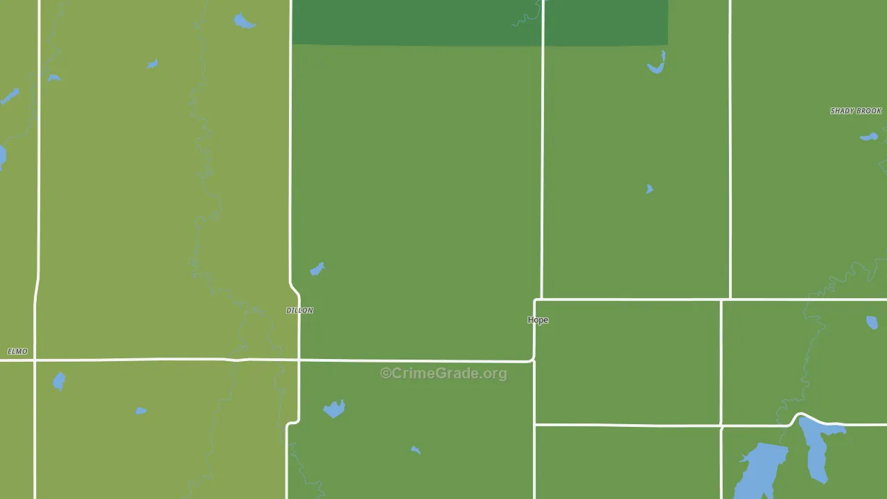 67451, KS Map of Vehicle Theft Rates