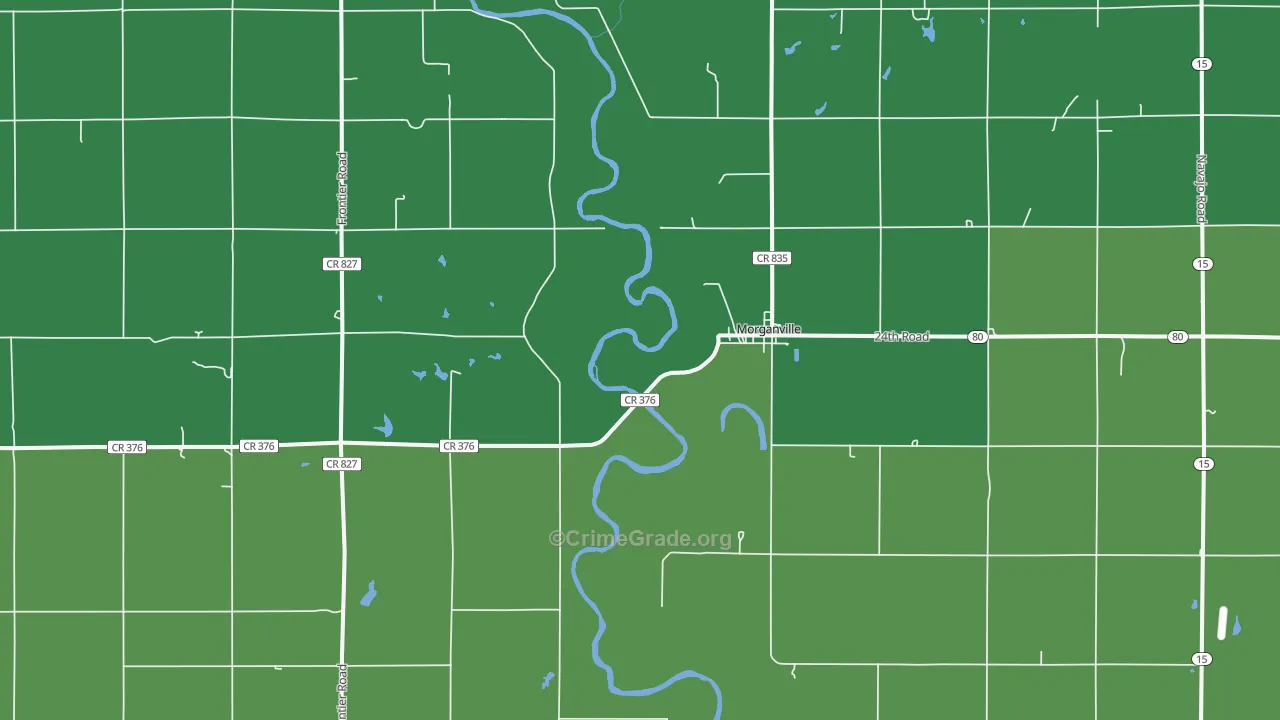 67468, KS Map of Vehicle Theft Rates