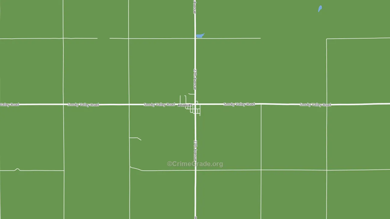67476, KS Map of Vehicle Theft Rates