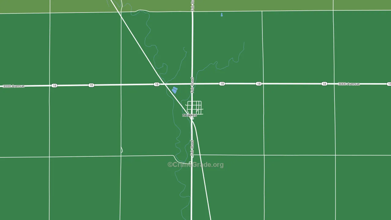 67482, KS Map of Vehicle Theft Rates