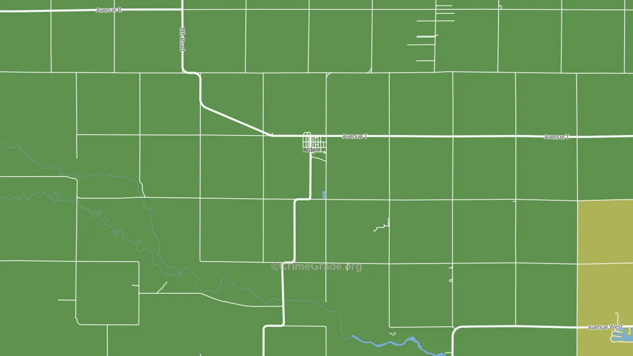 67512, KS Map of Vehicle Theft Rates