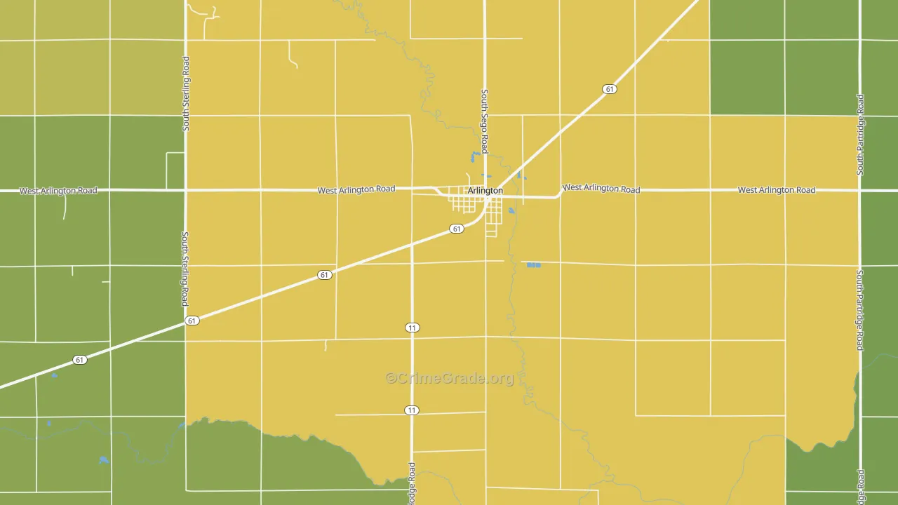 67514, KS Map of Vehicle Theft Rates