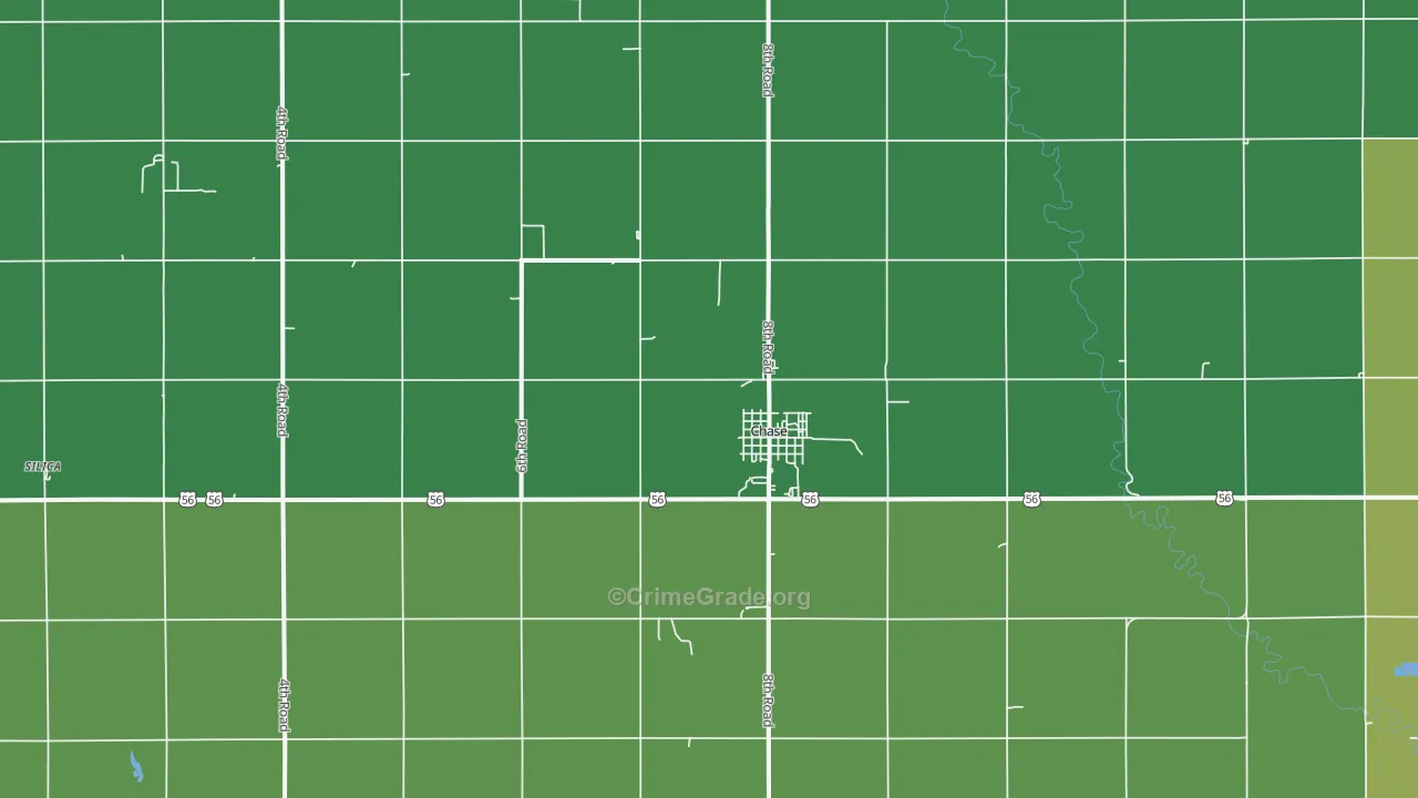 67524, KS Map of Vehicle Theft Rates
