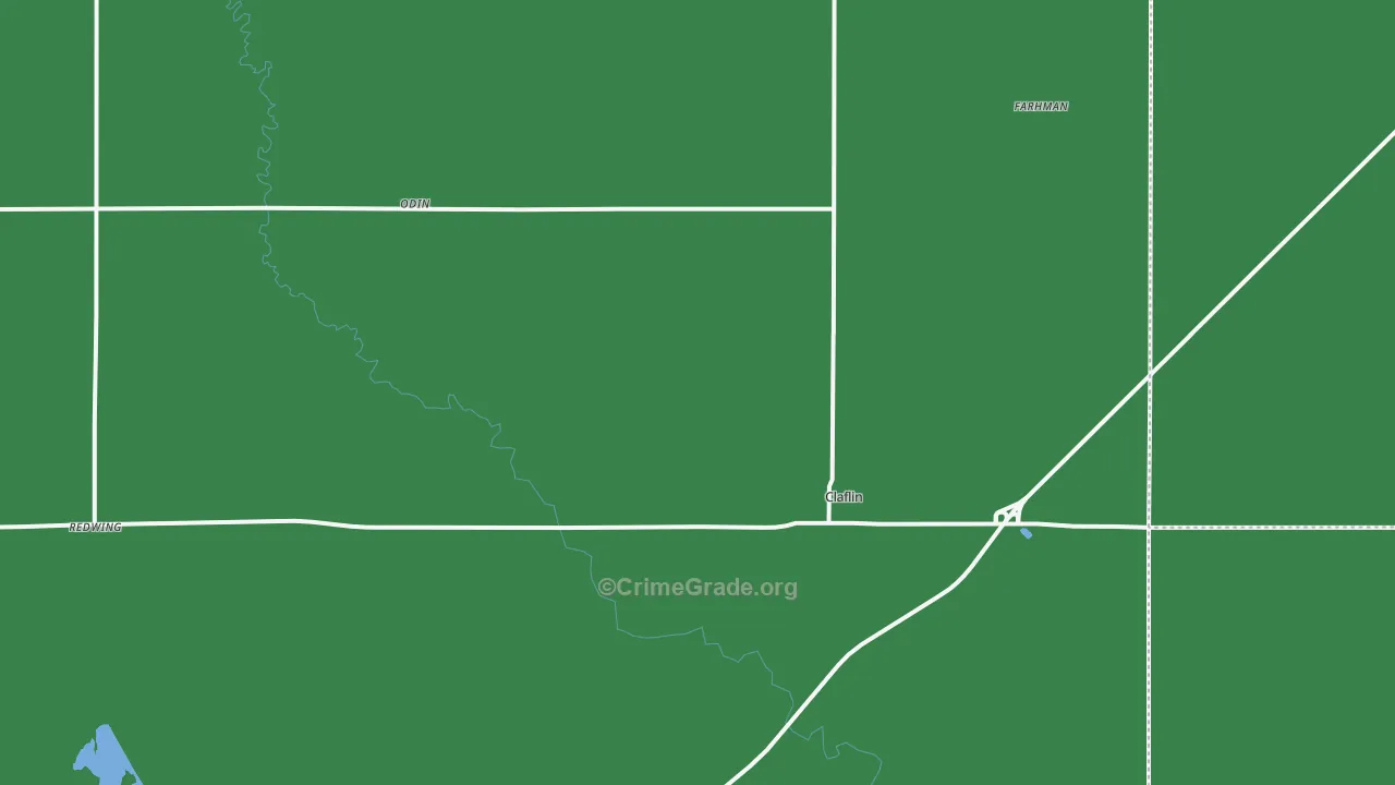 67525, KS Map of Vehicle Theft Rates