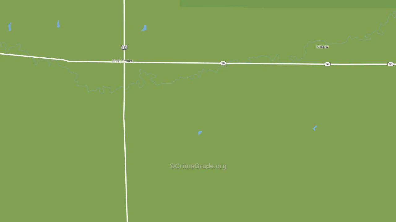 67575, KS Map of Vehicle Theft Rates