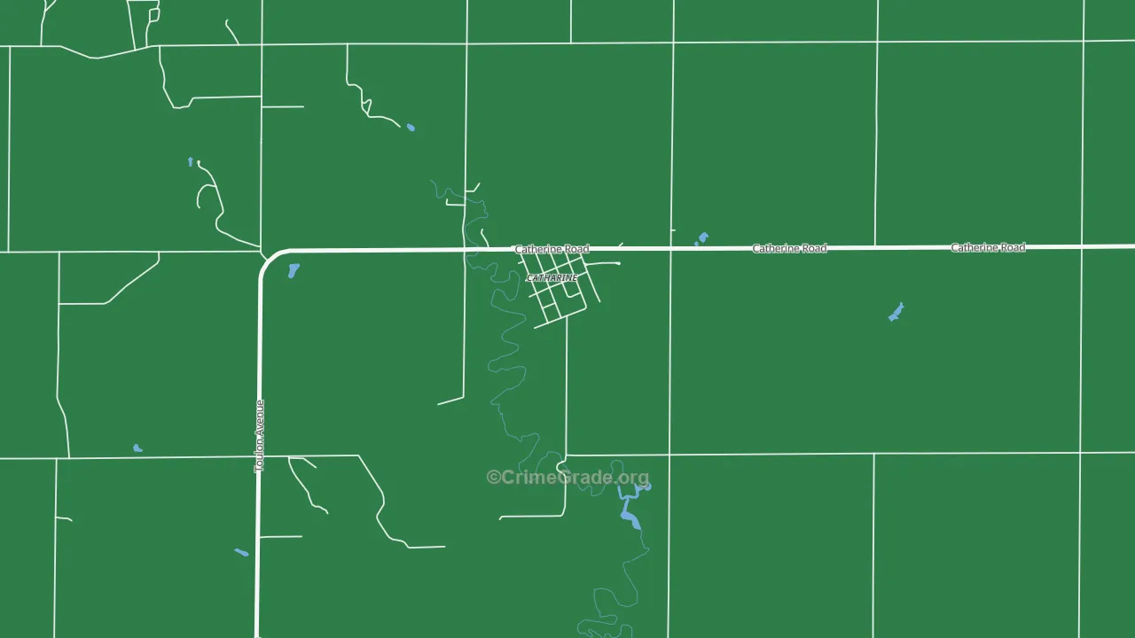 67627, KS Map of Vehicle Theft Rates