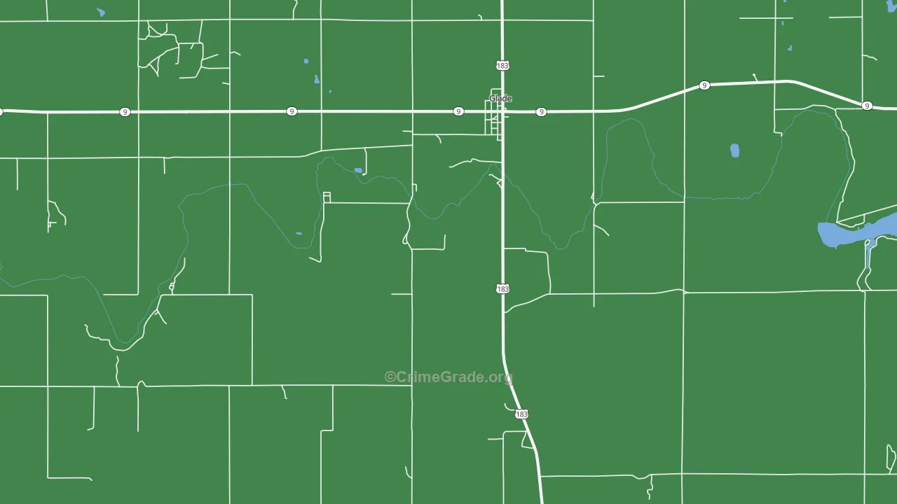 67639, KS Map of Vehicle Theft Rates