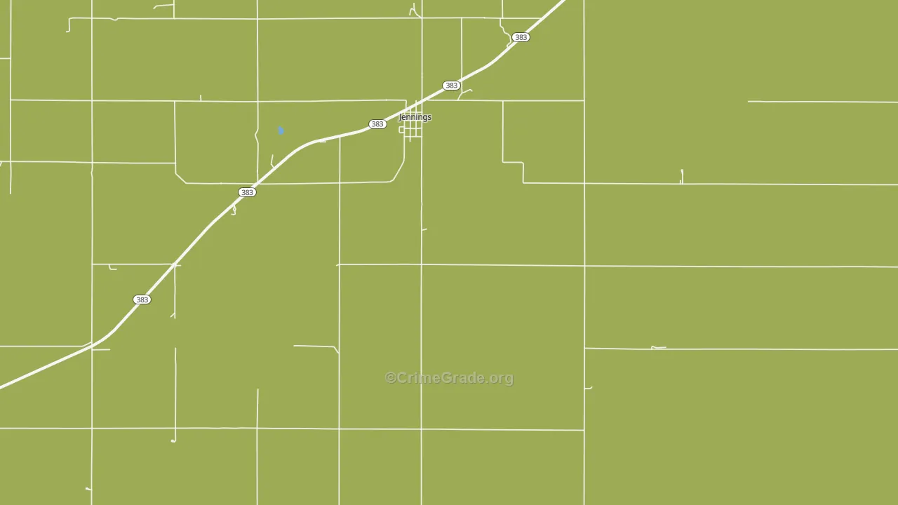 67643, KS Map of Vehicle Theft Rates