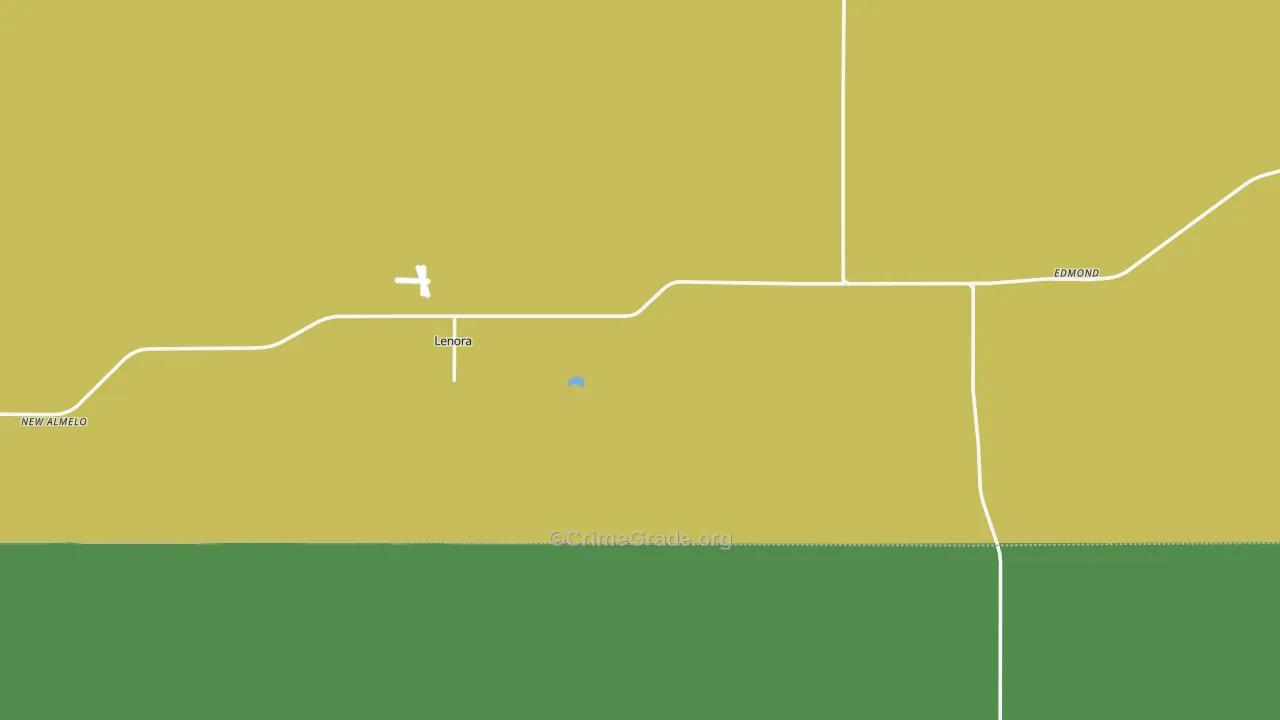 67645, KS Map of Vehicle Theft Rates