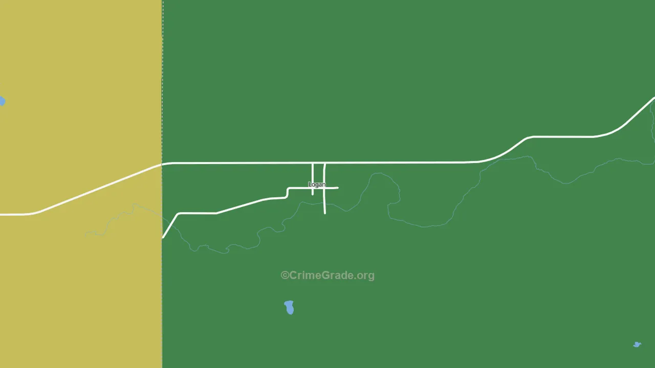 67646, KS Map of Vehicle Theft Rates