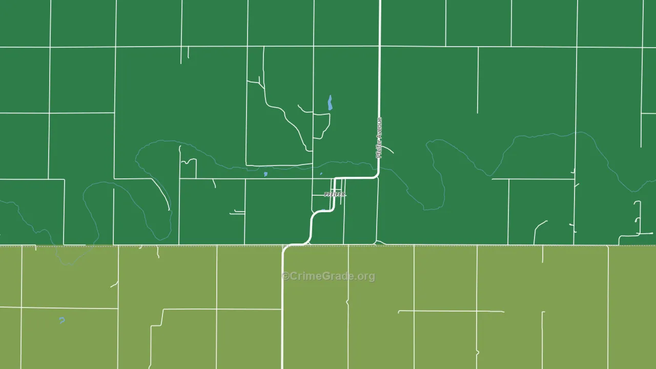 67660, KS Map of Vehicle Theft Rates