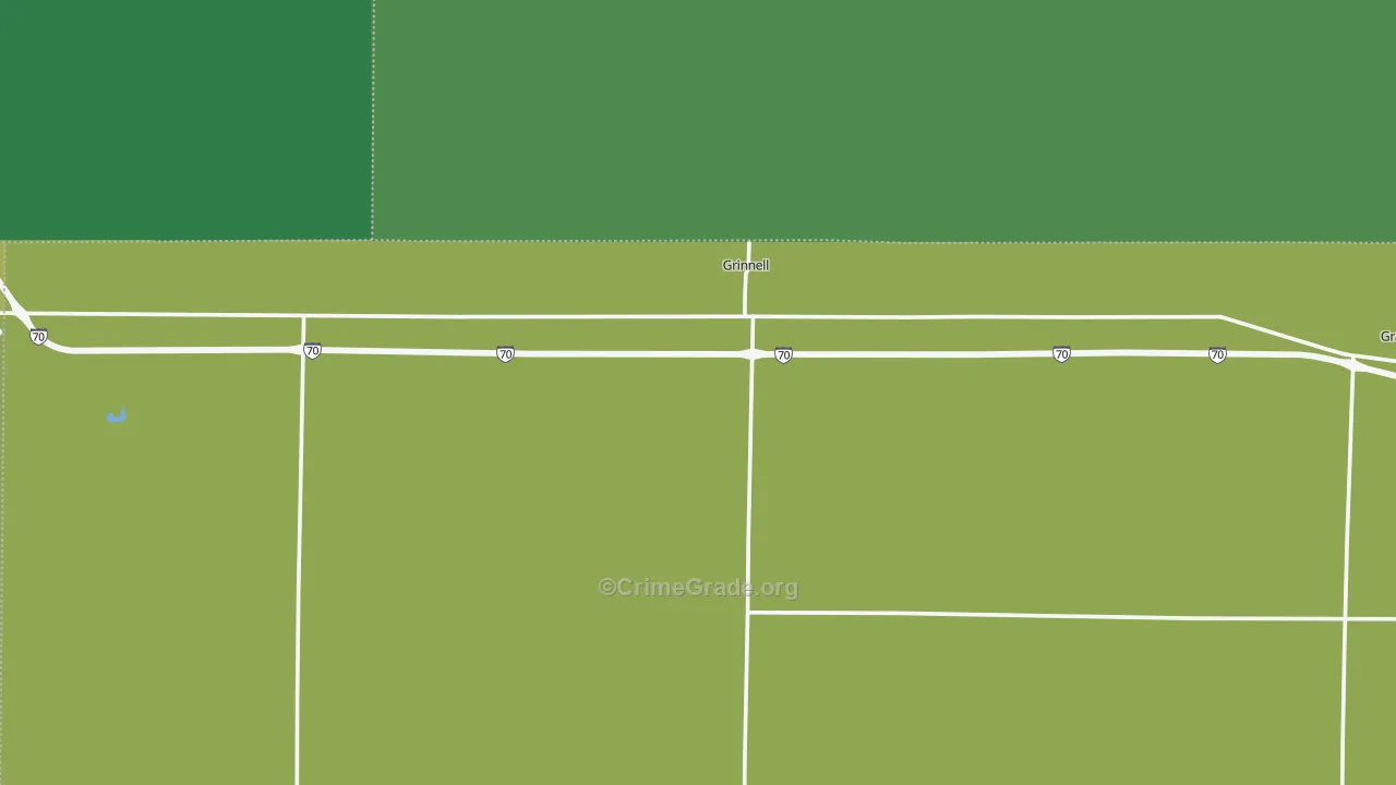 67738, KS Map of Vehicle Theft Rates