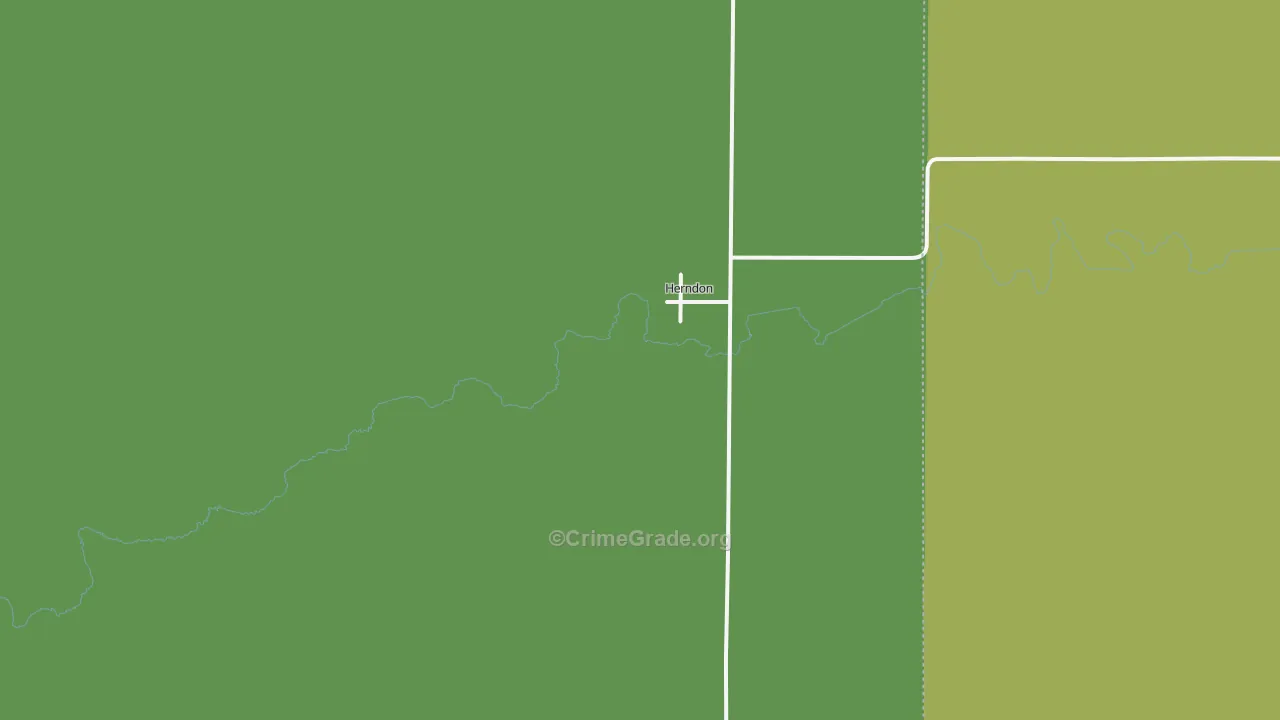 67739, KS Map of Vehicle Theft Rates