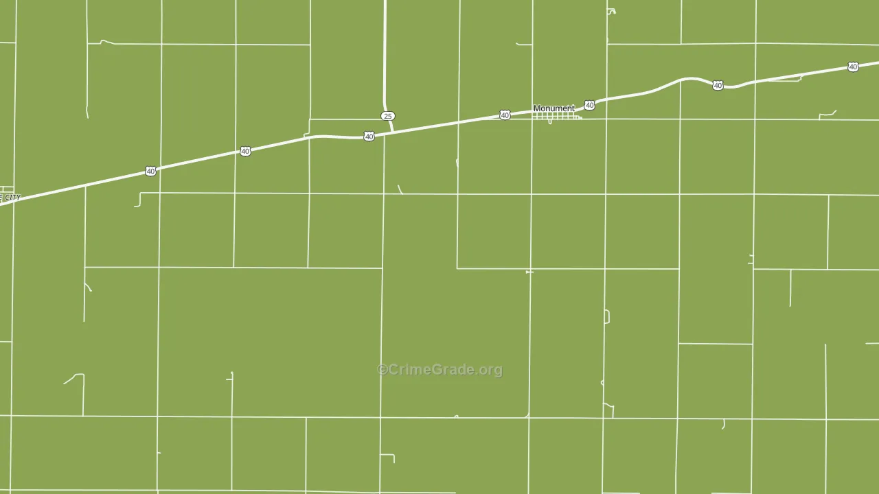 67747, KS Map of Vehicle Theft Rates