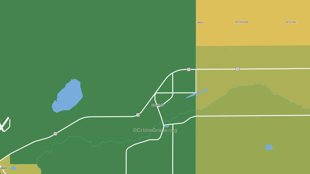 67838, KS Map of Vehicle Theft Rates