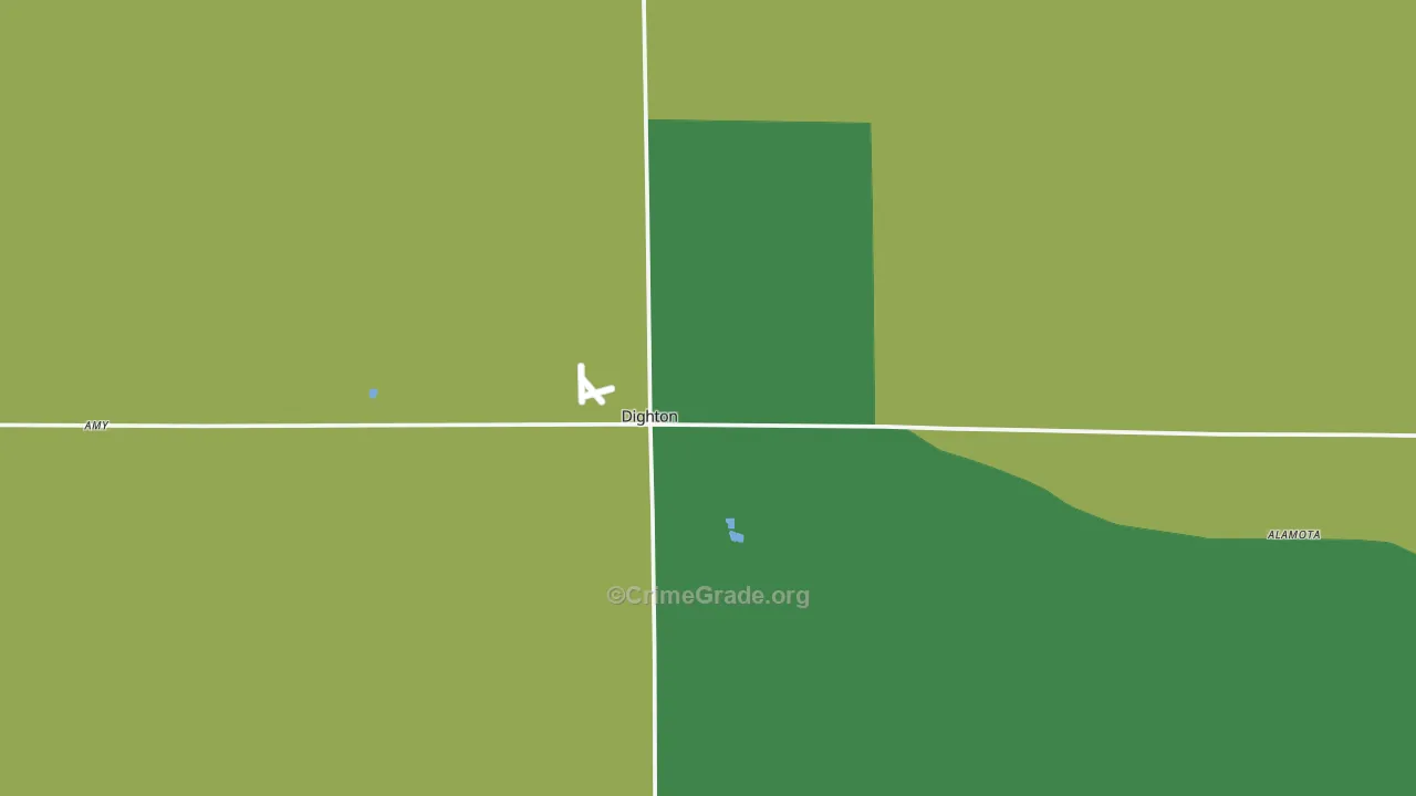 67839, KS Map of Vehicle Theft Rates