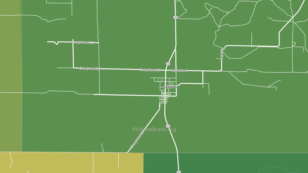 67840, KS Map of Vehicle Theft Rates